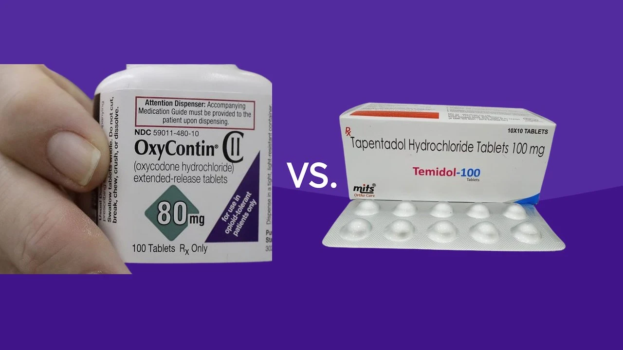 tapentadol vs oxycodone